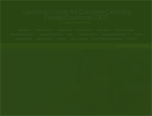 Tablet Screenshot of couchmandental.com